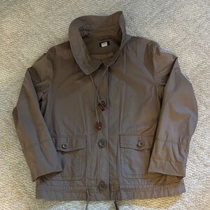 J. Crew Tan Rain Jacket